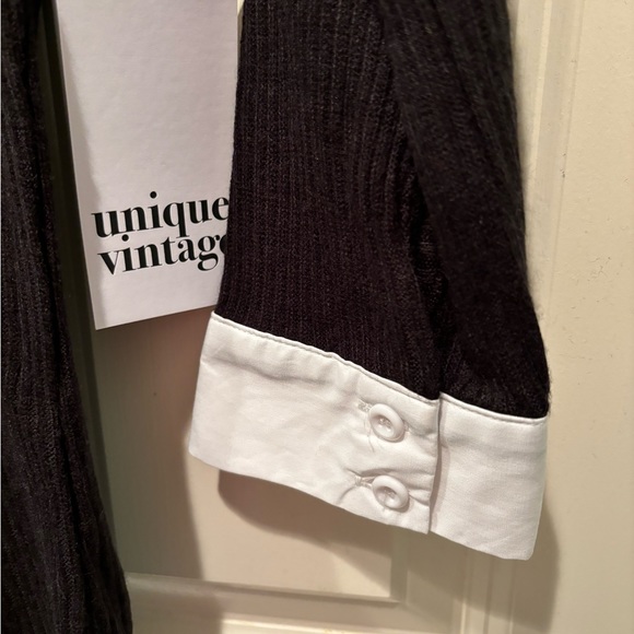 NWT Unique Vintage Cuffed Sweater Top - Picture 3 of 8
